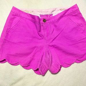 Purple Lilly Pulitzer Buttercup Shorts size 10